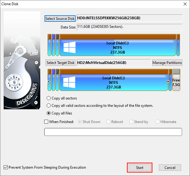 Clone Hard Drive to USB External Drive