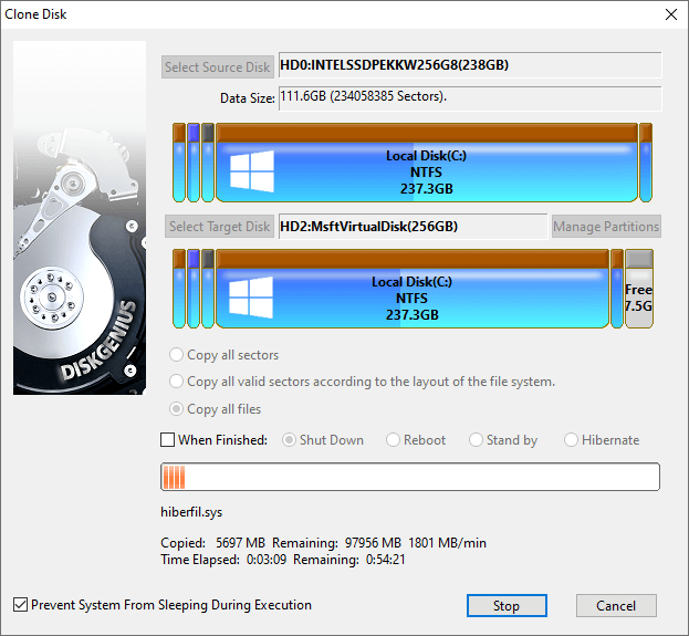 Clone Hard Drive to USB External Drive