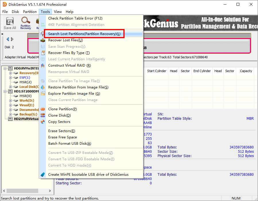 Recovery of Data from External Hard Disk