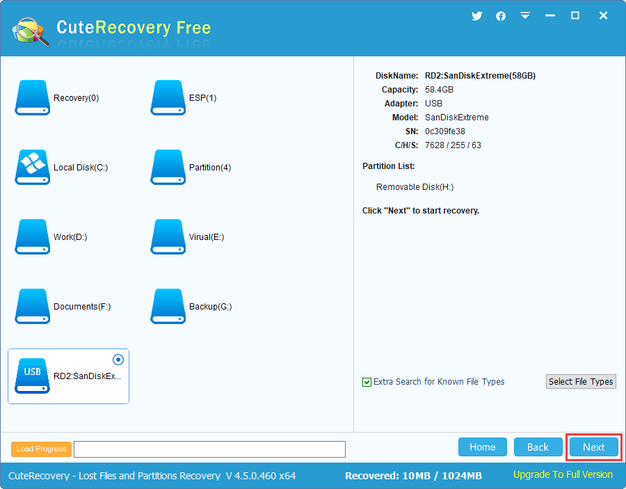 recover formatted partition