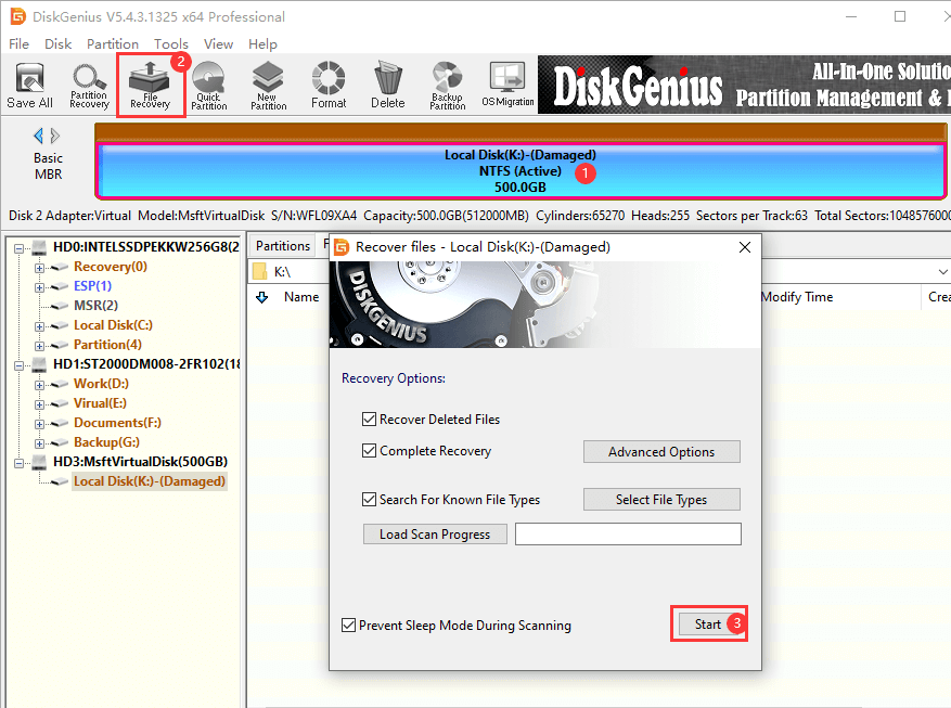 drive is not accessible the parameter is incorrect