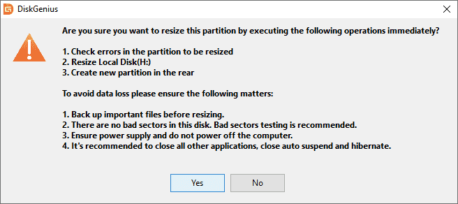 Split Partition