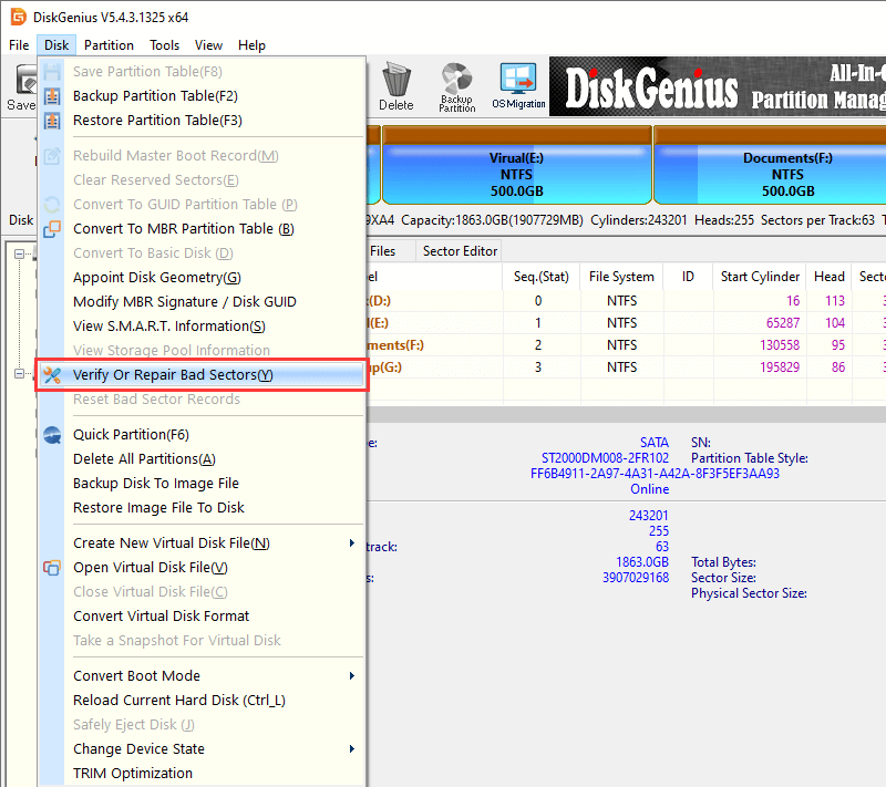 Bad System Config Info