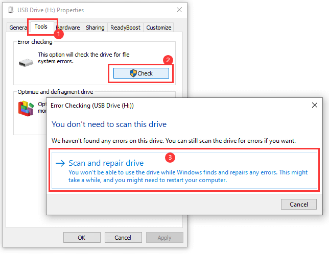 fix RAW partition without losing data